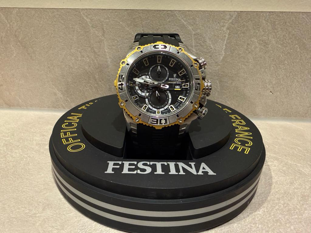 Festina Heren Horloge Le Tour de France Limited Editie 2013, Ophalen of Verzenden, Zo goed als nieuw, Zwart