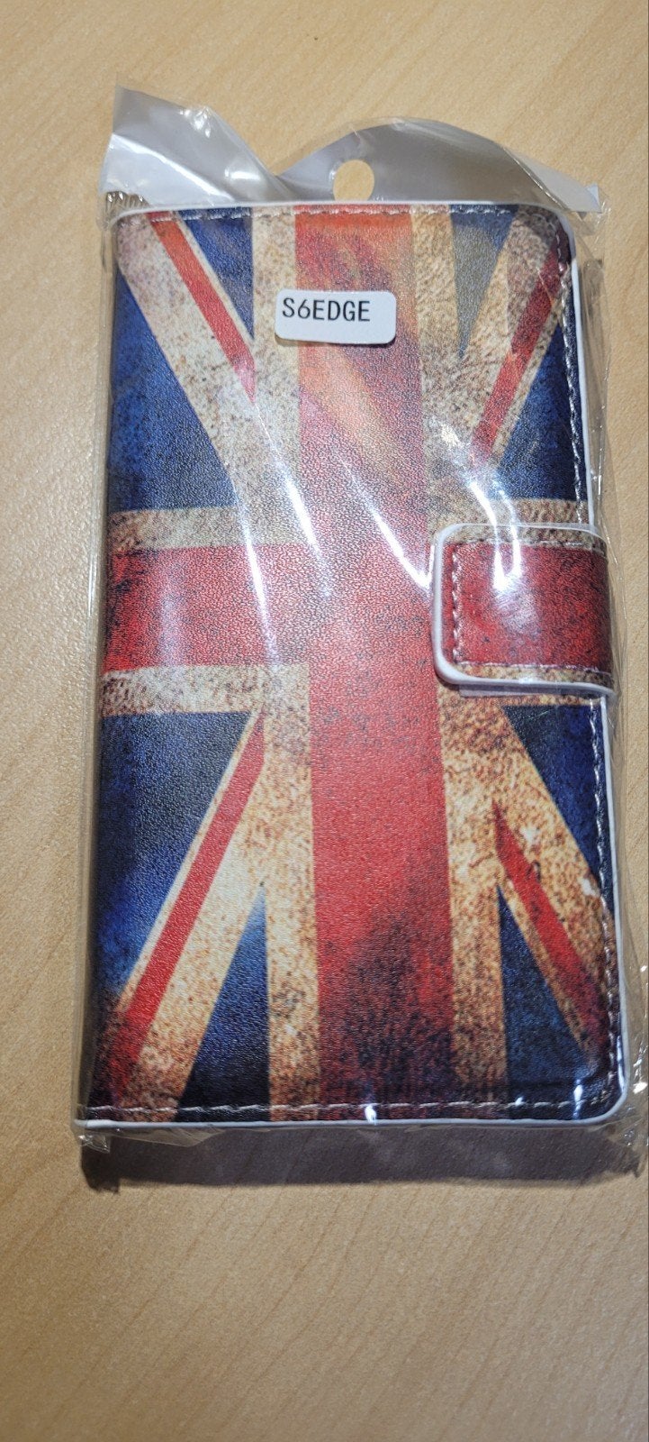 Samsung Galaxy S6 Edge hoesje - Union Jack design, Telecommunicatie, Mobiele telefoons | Samsung, Ophalen of Verzenden, Nieuw