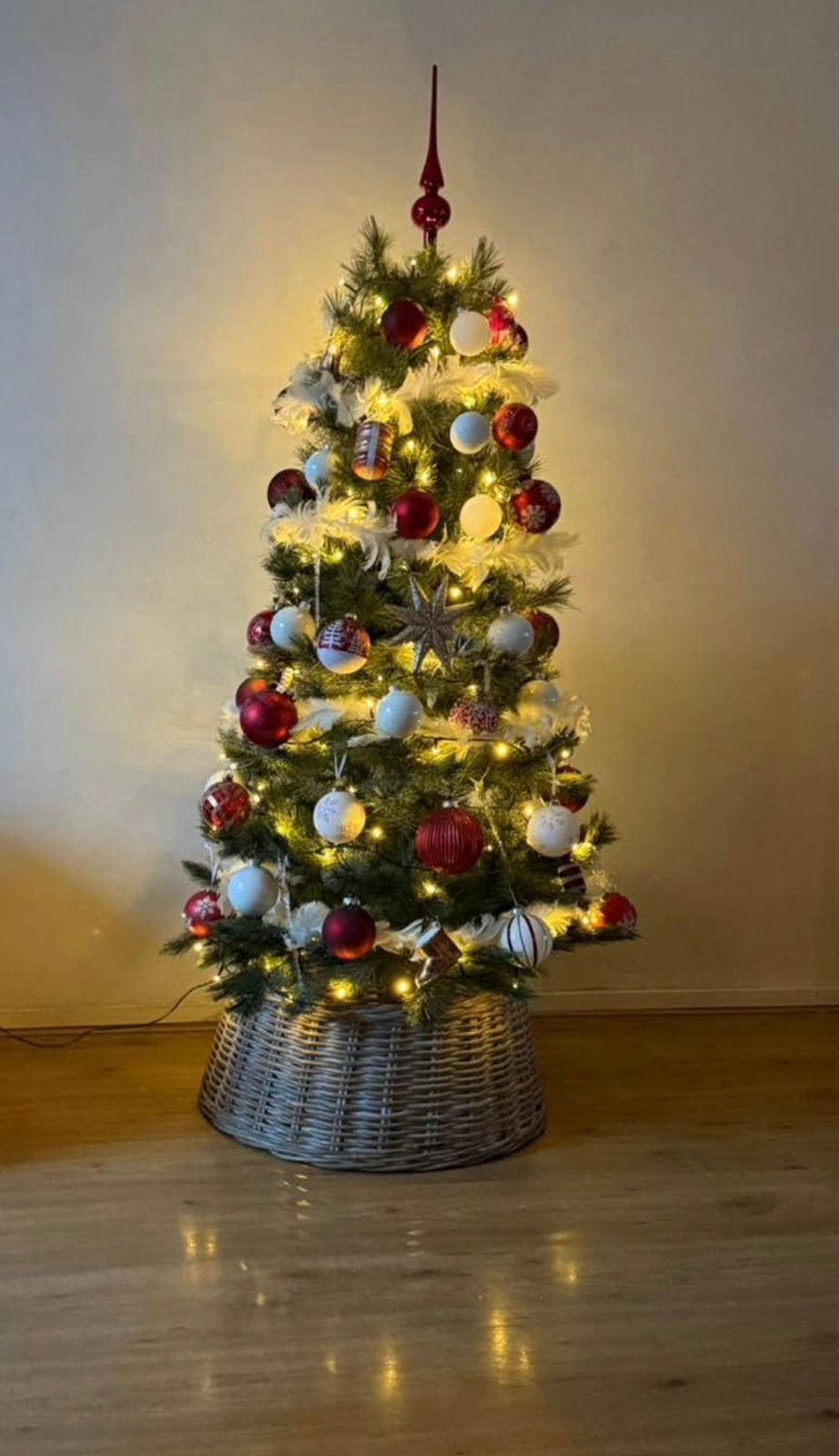 Kerstboom 1.30 m, excl decoratie, Diversen, Kerst, Ophalen, Zo goed als nieuw