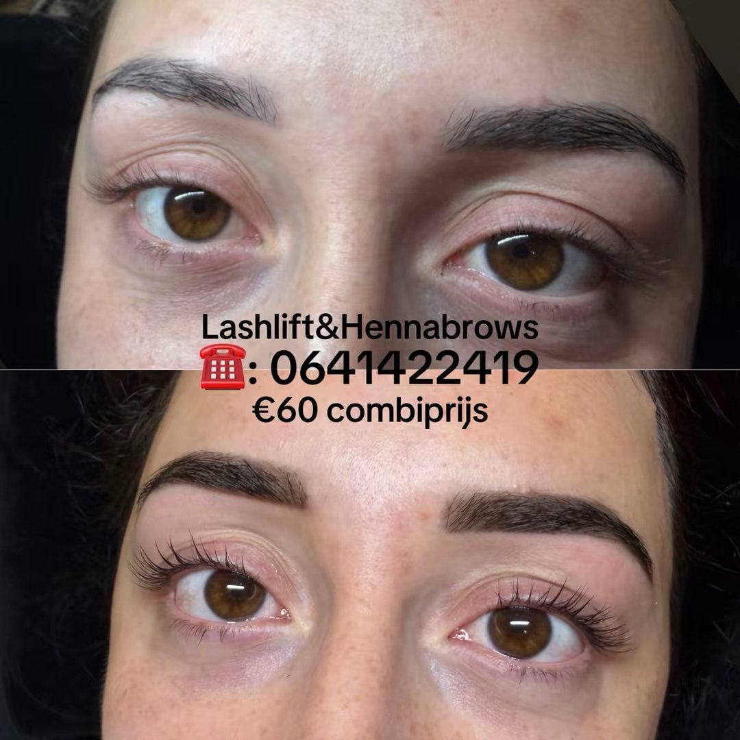 Wimperlift en hennabrows wenkbrauwen, Sieraden, Tassen en Uiterlijk, Uiterlijk | Gezichtsverzorging, Ophalen of Verzenden, Zo goed als nieuw