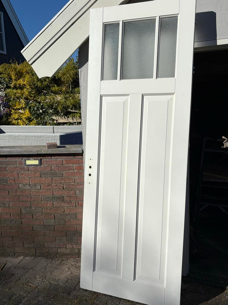 Bruynzeel Binnendeur Massief Hout, Ophalen, Gebruikt, 80 tot 100 cm, Binnendeur