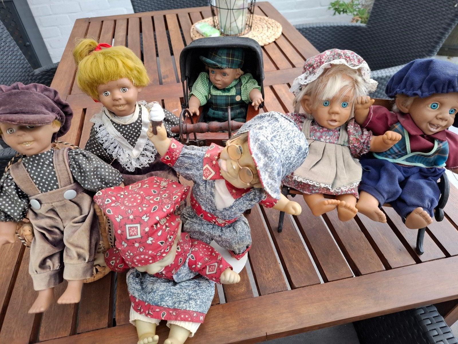 collectie vinyl poppen., Ophalen, Poppenhuis