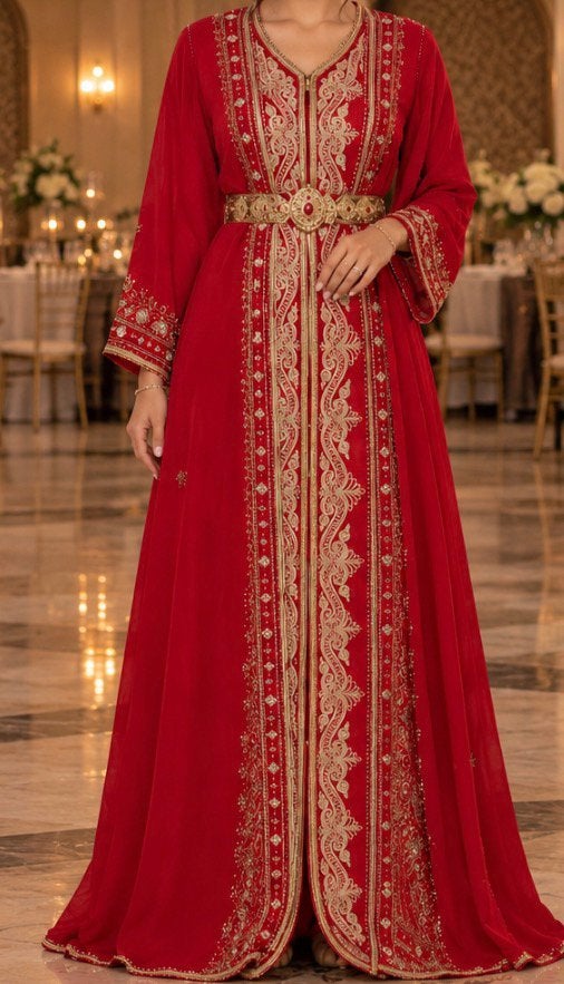Takshita/Caftan, Overige typen, Blauw, Maat 46/48 (XL) of groter, Ophalen of Verzenden