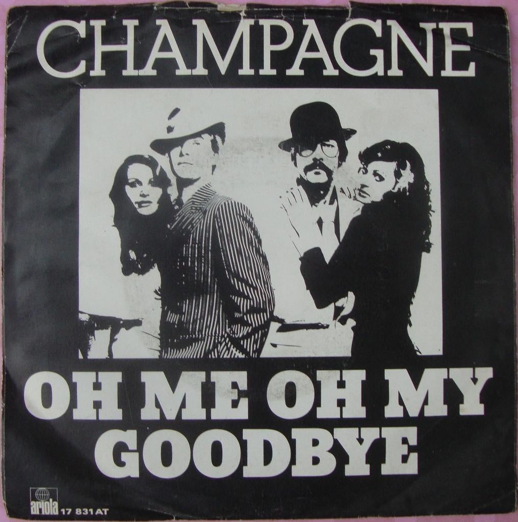 champagne - oh me oh my goodbye, Fotohoes, Ophalen of Verzenden, Zo goed als nieuw, Pop