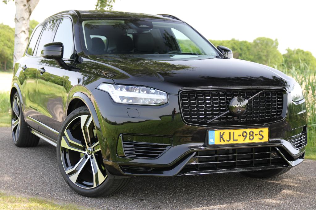 Volvo XC90 2.0 T8 Recharge AWD Ultimate Bright, Alle Opties, Auto's, 4 cilinders, 1969 cc, Zwart, Bedrijf