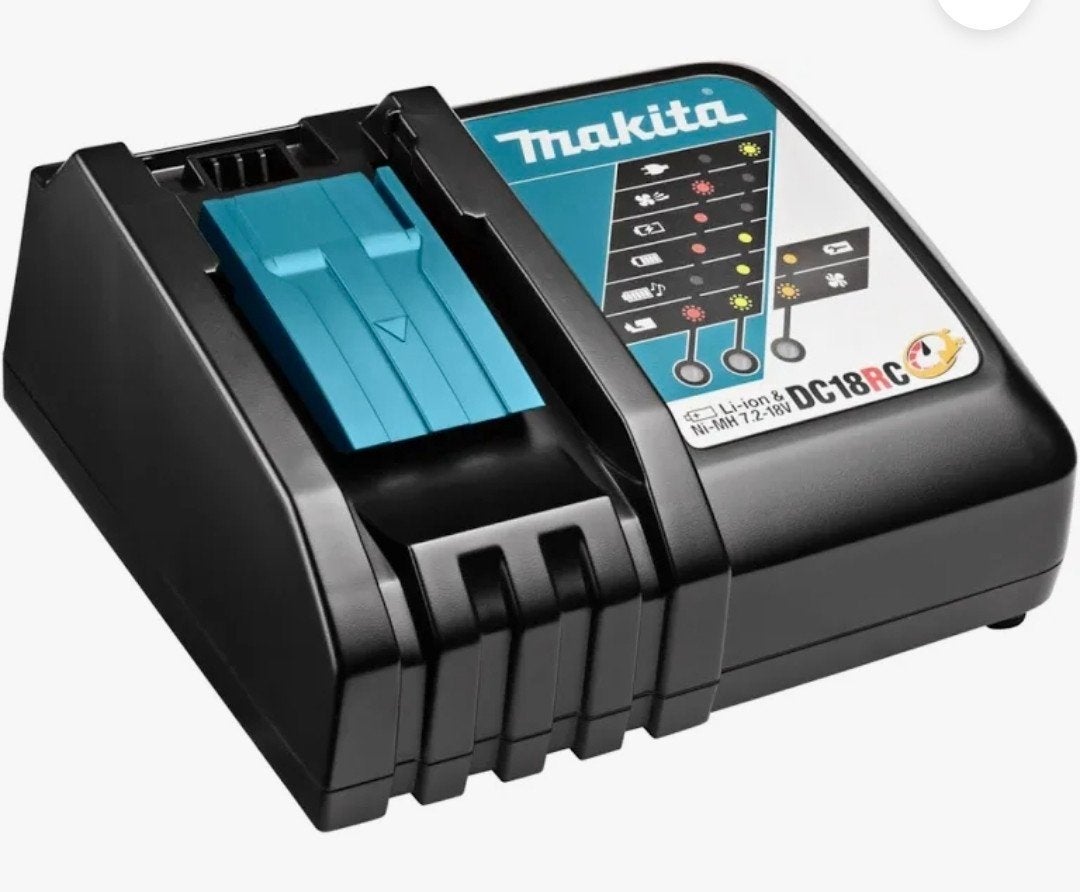 Makita DC18RC Snellader voor Li-ion & Ni-MH 7.2-18V accu's, Ophalen of Verzenden, Makita, Www.europowertools.nl, 9404AP