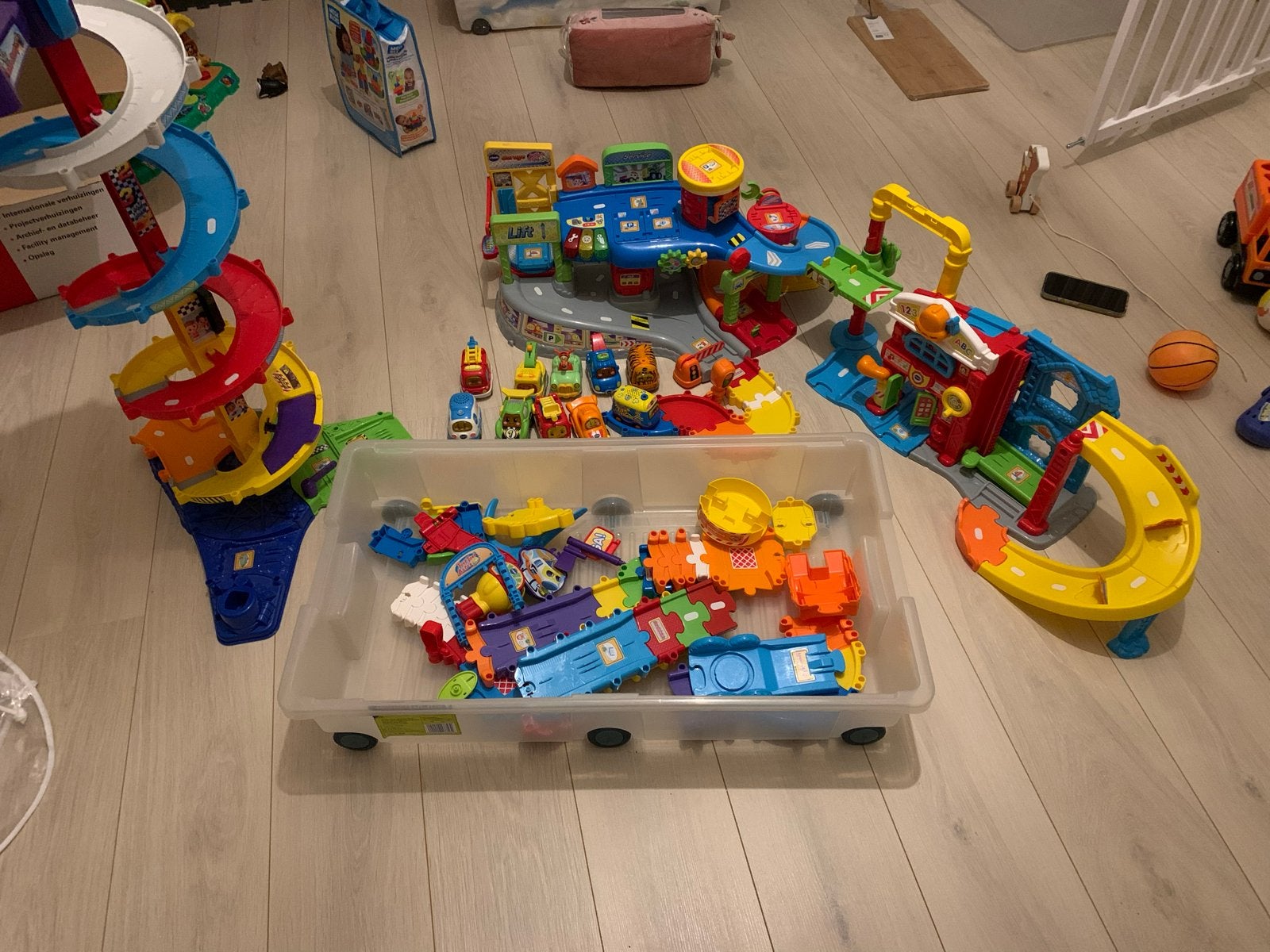 Grote VTech Toet Toet Auto's en Zoef Zoef Dieren speelset, Ophalen, Gebruikt, 2 tot 4 jaar