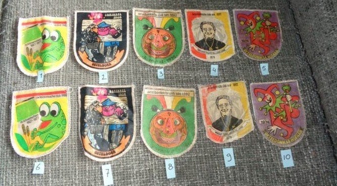 Oeteldonk carnaval embleem patch, Verzenden, Gedragen, Carnaval, Accessoires
