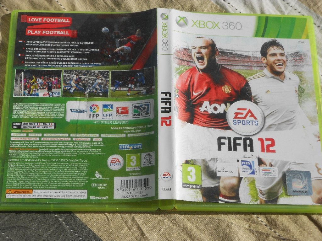 Fifa 12 xbox 360 game, in doos zonder boekje. Vanaf 3 jaar., Ophalen, Gebruikt, 1 speler, Vanaf 3 jaar