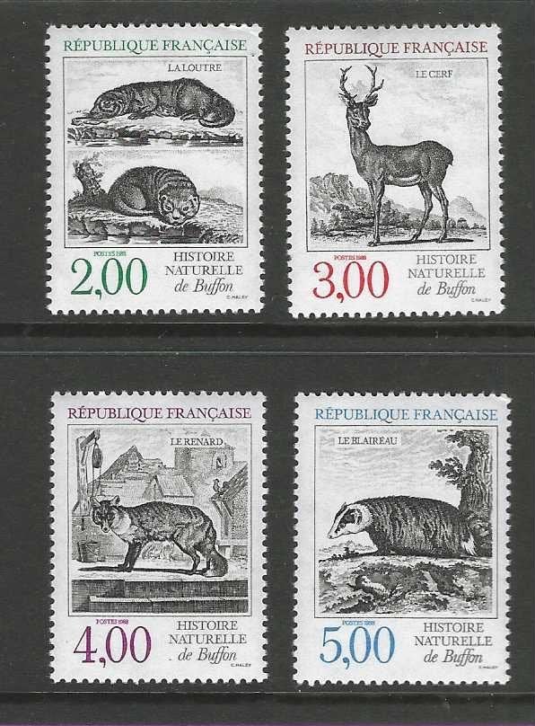 Frankrijk 2576 Dieren natuur fauna jaar 1988 serie PF, Ophalen of Verzenden, Postfris, Dier of Natuur