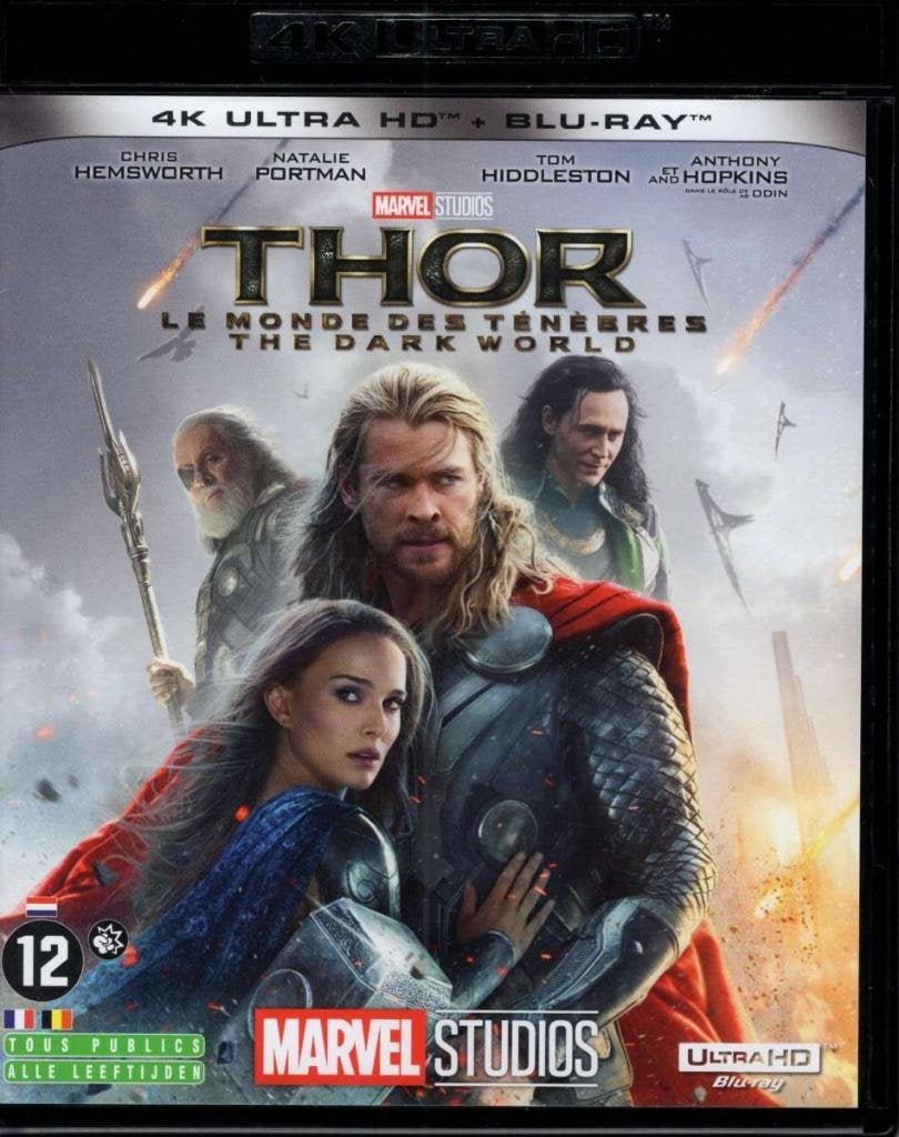 Thor The Dark World - 4K Ultra HD + Bluray (2013) - lees, Cd's en Dvd's, Blu-ray, Engels, Verzenden, Zo goed als nieuw, Disney Movies