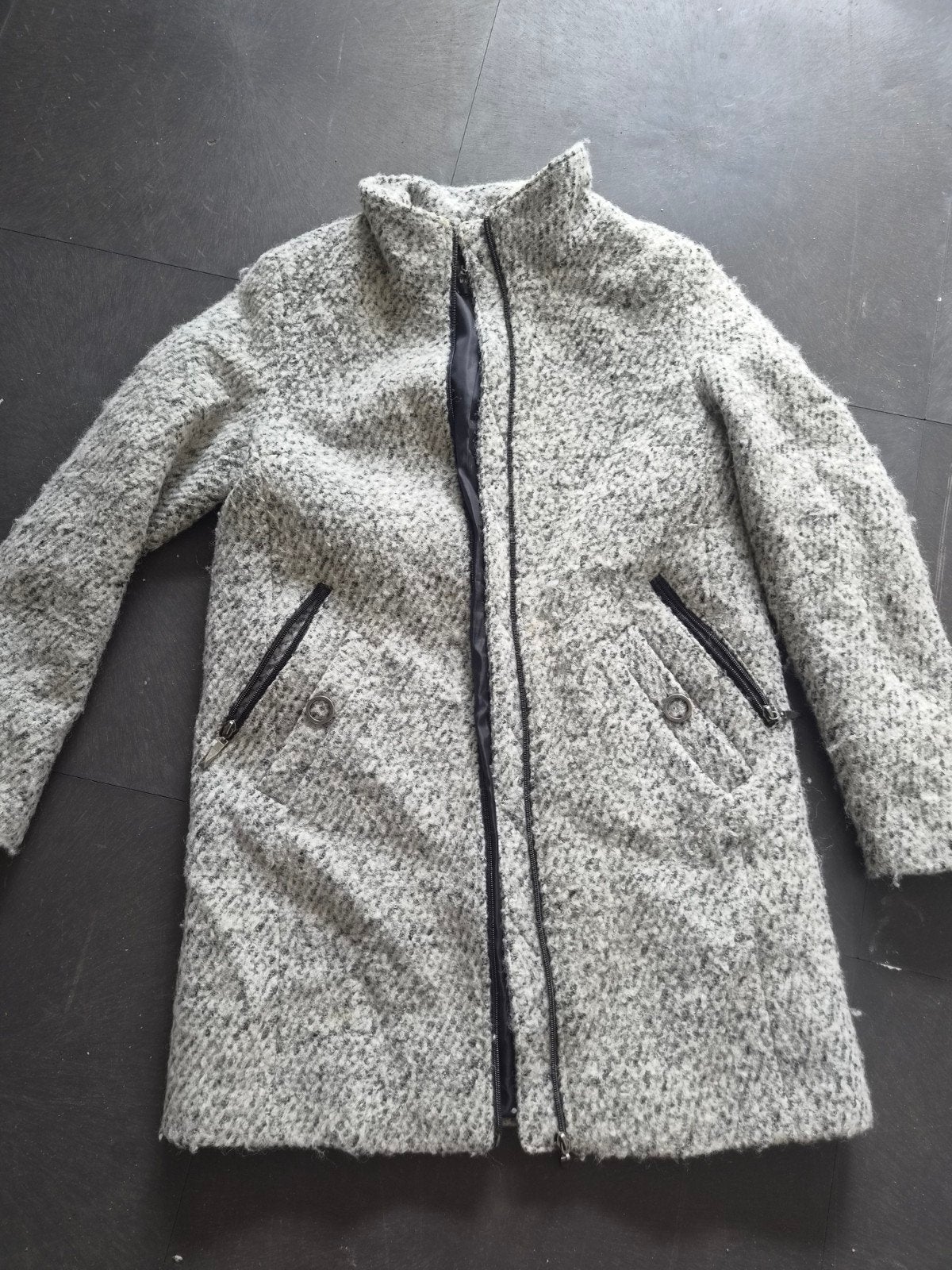 So Soire Wollen Jas Maat 36, Kleding | Dames, Jassen | Winter, So Soire, Ophalen of Verzenden, Zo goed als nieuw, Maat 36 (S)