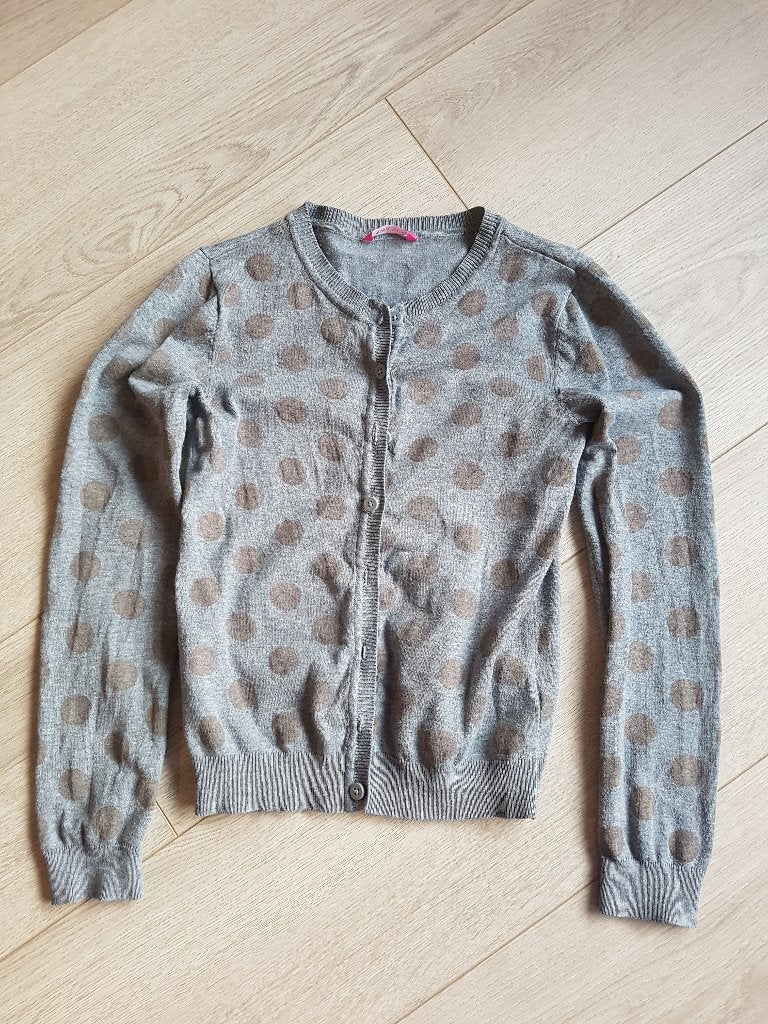 Vest maat 134 van Hema met stippen, Ophalen of Verzenden, Gebruikt, Meisje, Trui of Vest