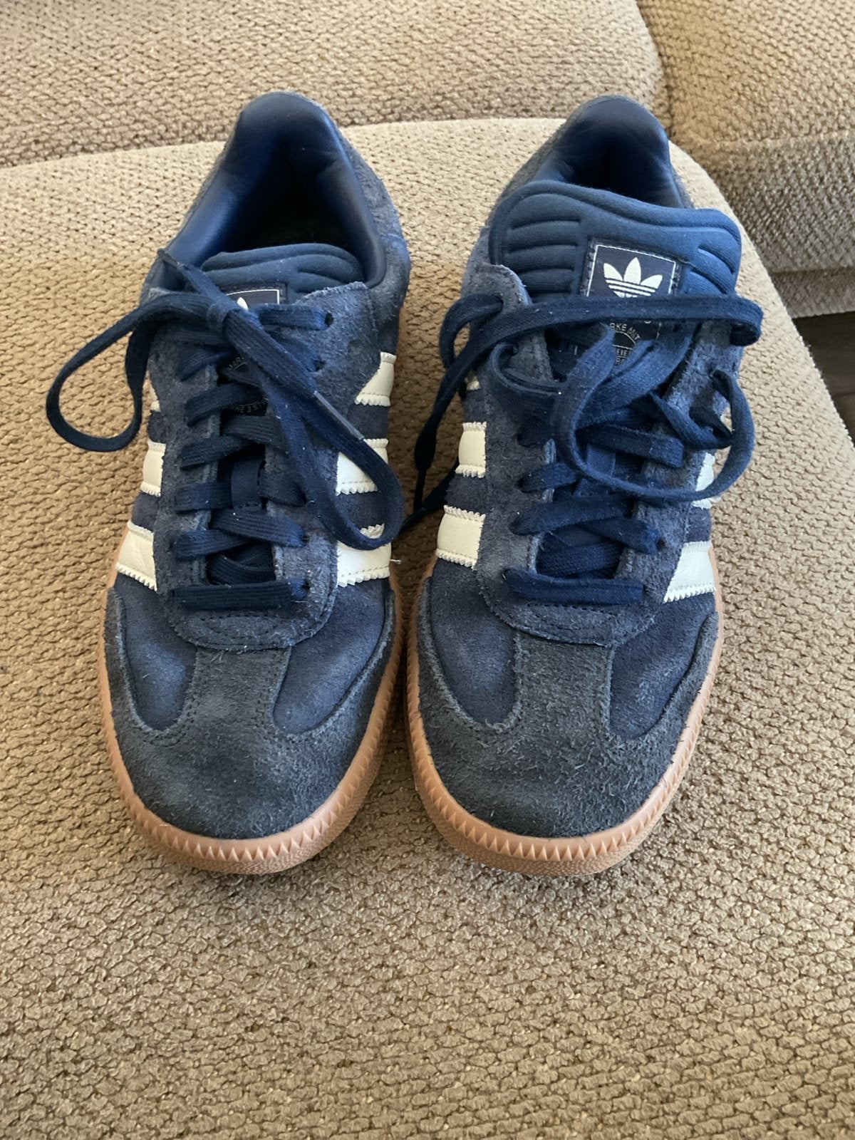 Adidas Samba sneakers - Donkerblauw - Maat 41 1/3, Blauw, Ophalen of Verzenden, Sneakers of Gympen, Zo goed als nieuw