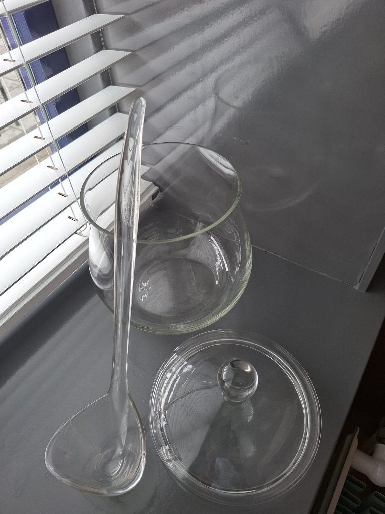 Vintage Buchsteiner Bowlschaal met lepel -W- Germany (NIEUW), Ophalen