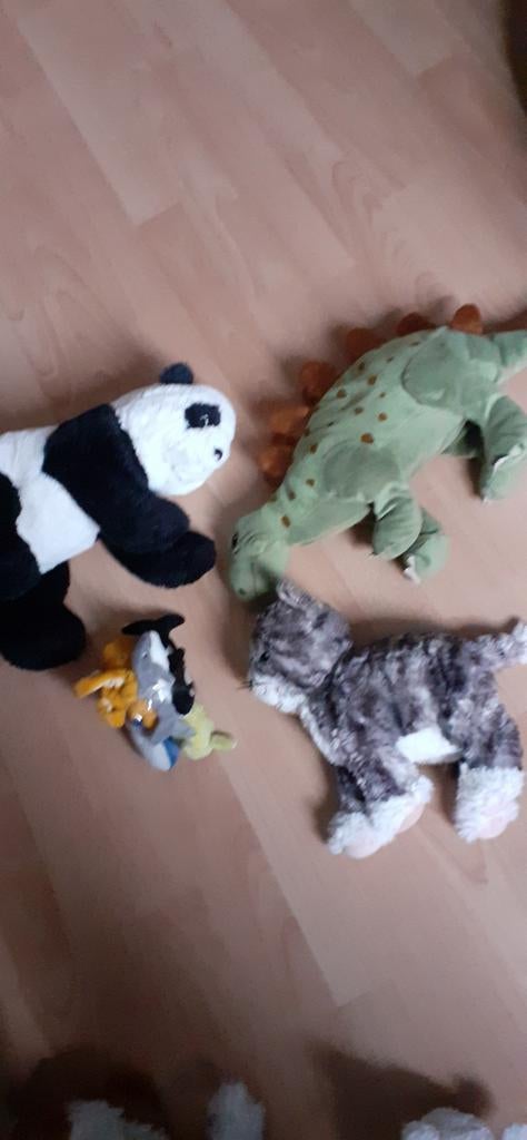 Ikea knuffels panda Dino Zeedieren poes, Ophalen of Verzenden, Gebruikt, Overige typen