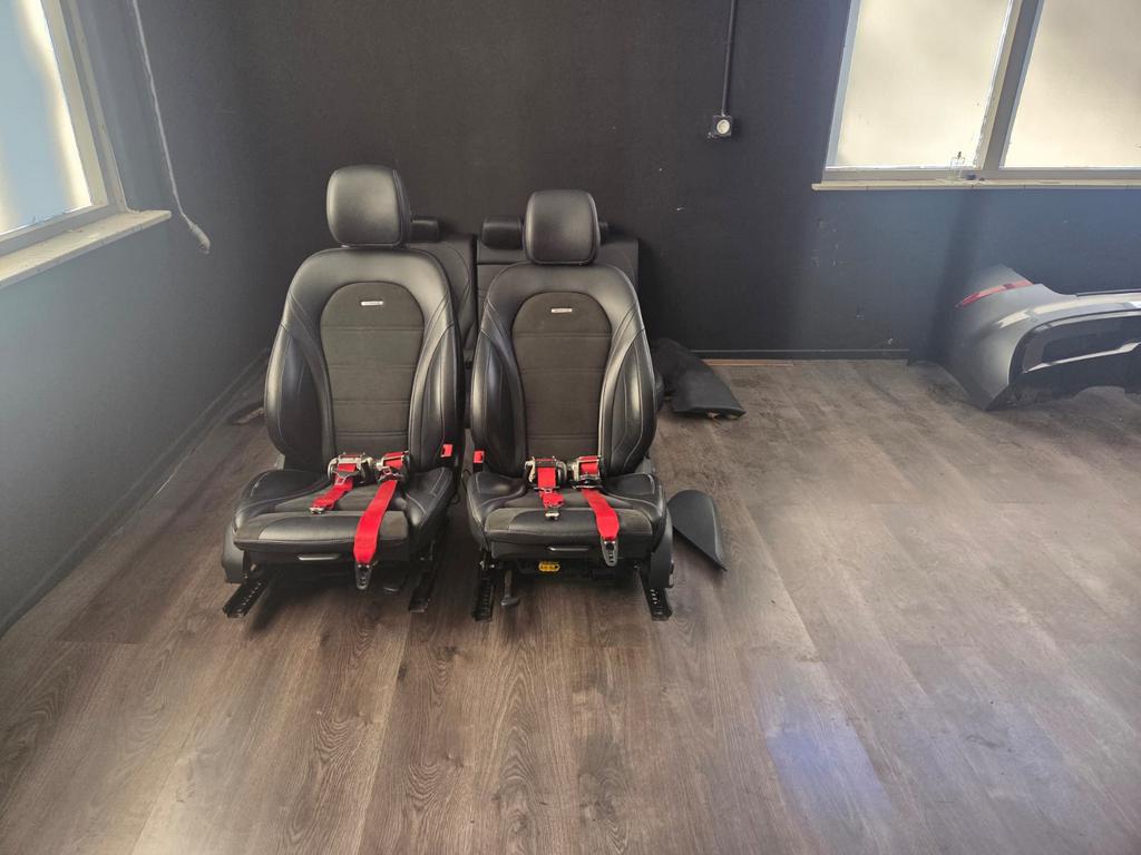 Mercedes C63 AMG Stoelen & Deurpanelen Burmester, Auto-onderdelen, Interieur en Bekleding, Mercedes-Benz, Gebruikt, Ophalen of Verzenden