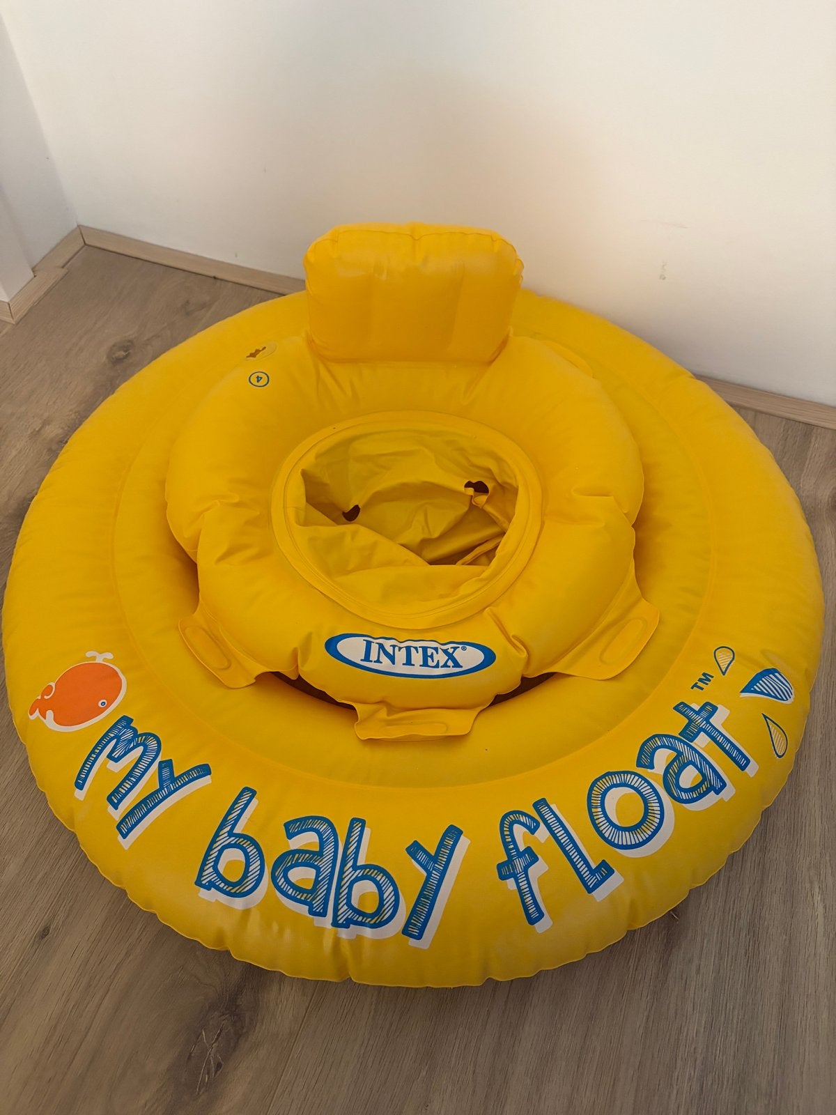 Intex My Baby Float Zwemband Geel, Gebruikt, Zwemband, Intex, Ophalen of Verzenden