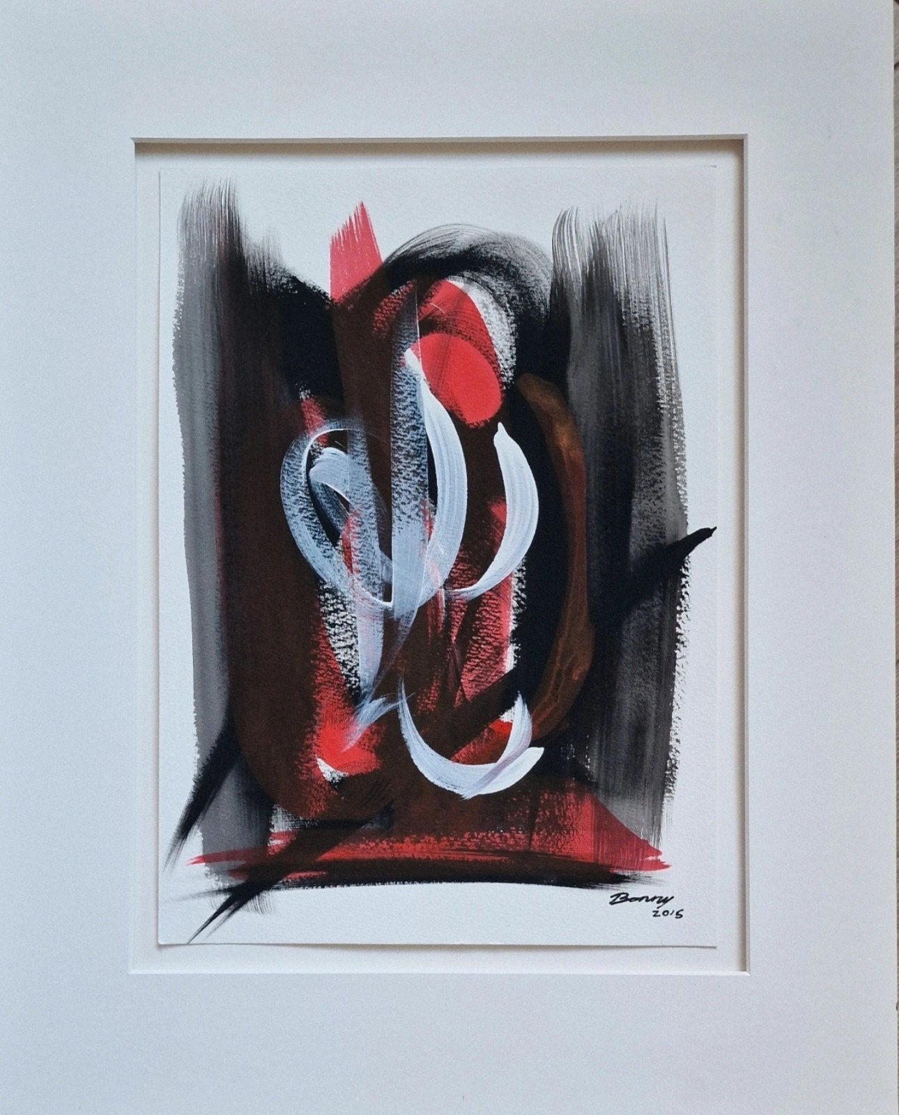 Bonny Dijkstra, Leeuwarden, abstract, Friese kunst, Ophalen of Verzenden