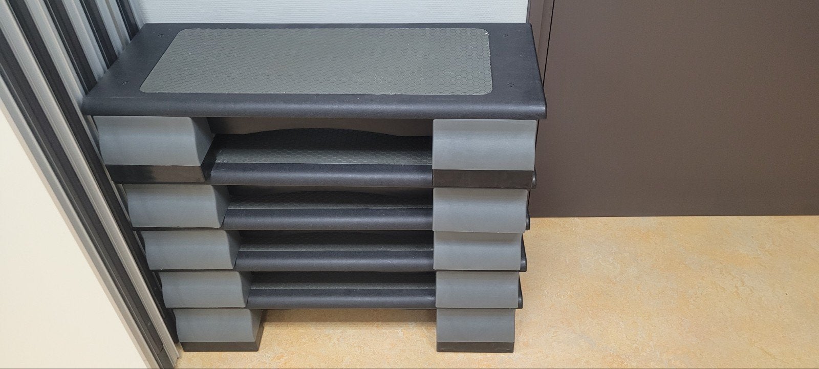 Sporttec, steps, stepbank, fitness, 5 stuks, Sport en Fitness, Ophalen, Gebruikt, Buik, Stepbank