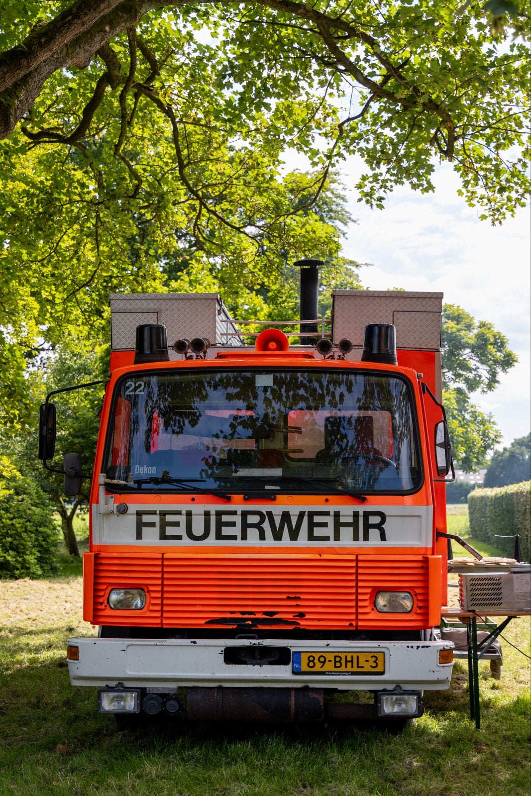 Brandweer Foodtruck met houtgestookte pizza oven!, Ophalen
