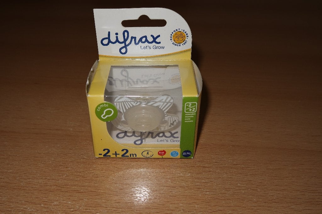 Nieuwe Difrax newborn speen -2 / +2 maanden, Ophalen of Verzenden, Nieuw, Speen, Difrax