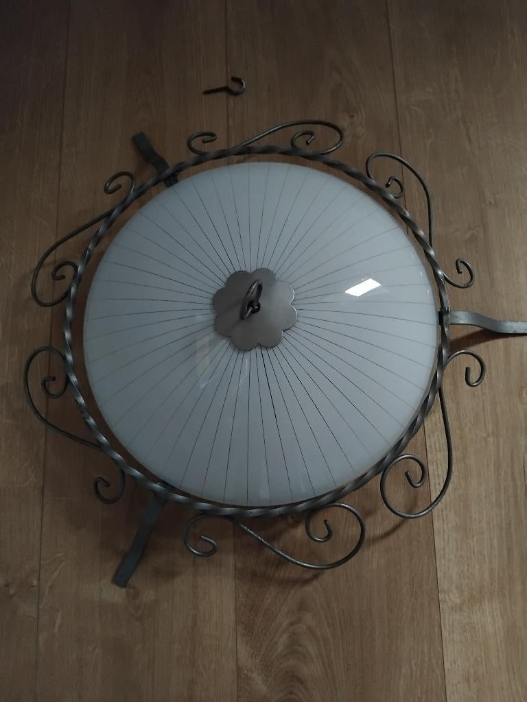 Jaren 50 plafonnière nr6, Huis en Inrichting, Lampen | Plafondlampen, Ophalen, Gebruikt