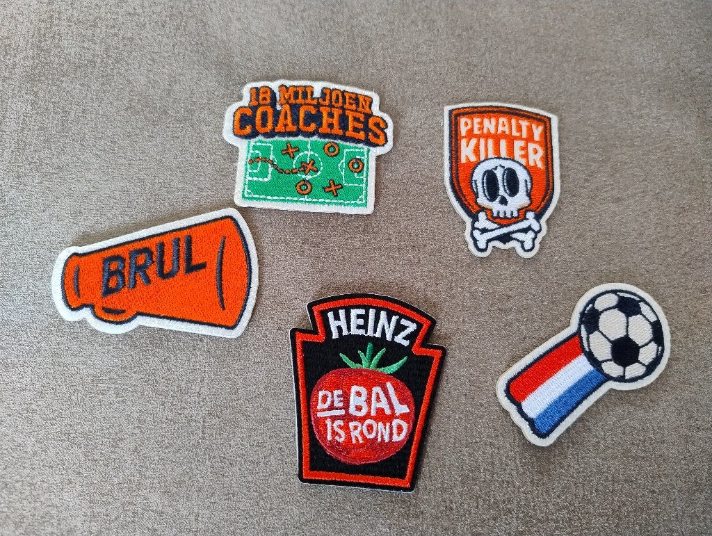 5 juich jack emblemen jumbo, Verzamelen, Supermarktacties, Jumbo, Ophalen of Verzenden