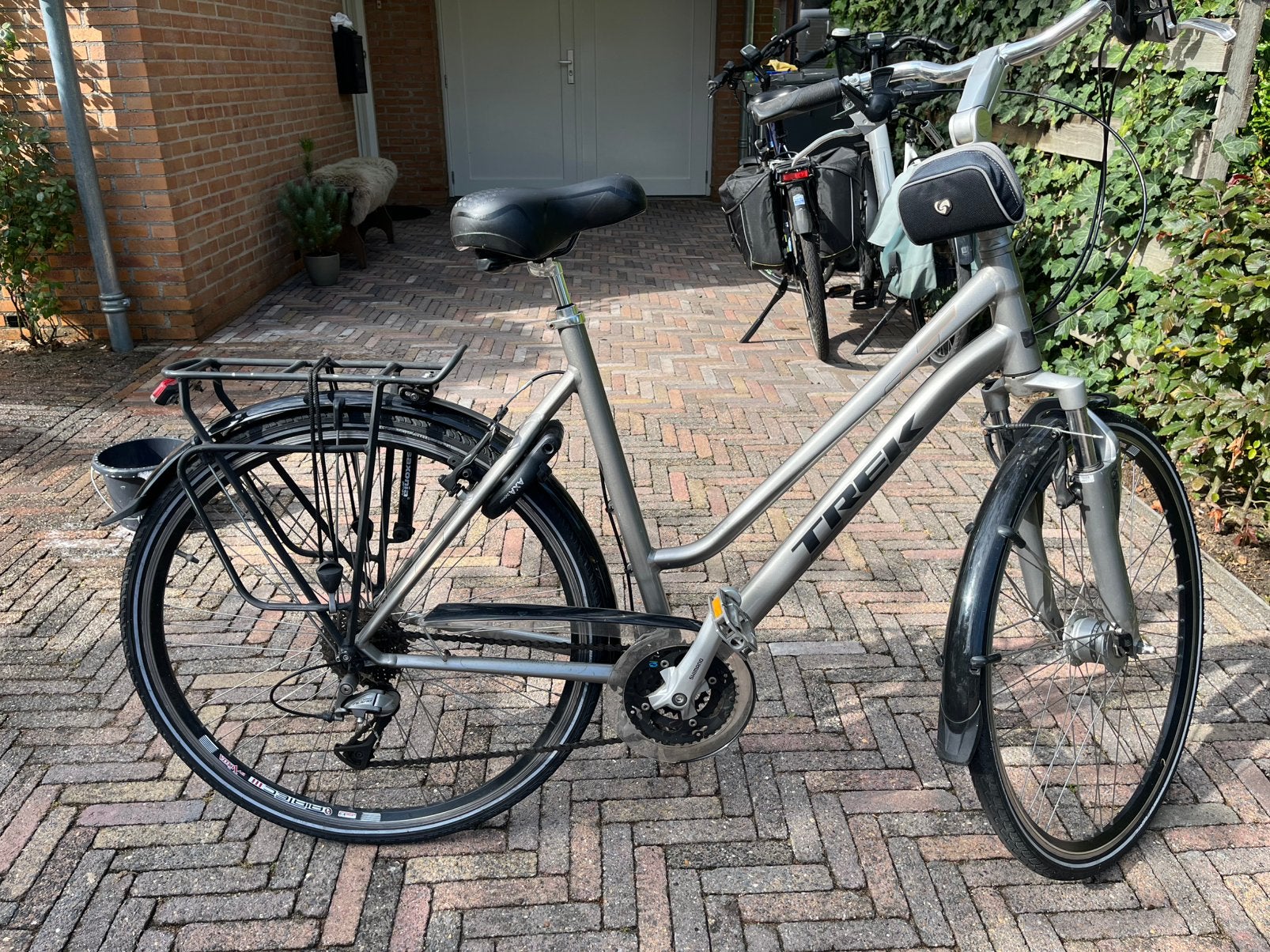 Damesfiets  TREK, Minder dan 10 versnellingen, Gebruikt, Velgrem, 56 cm of meer