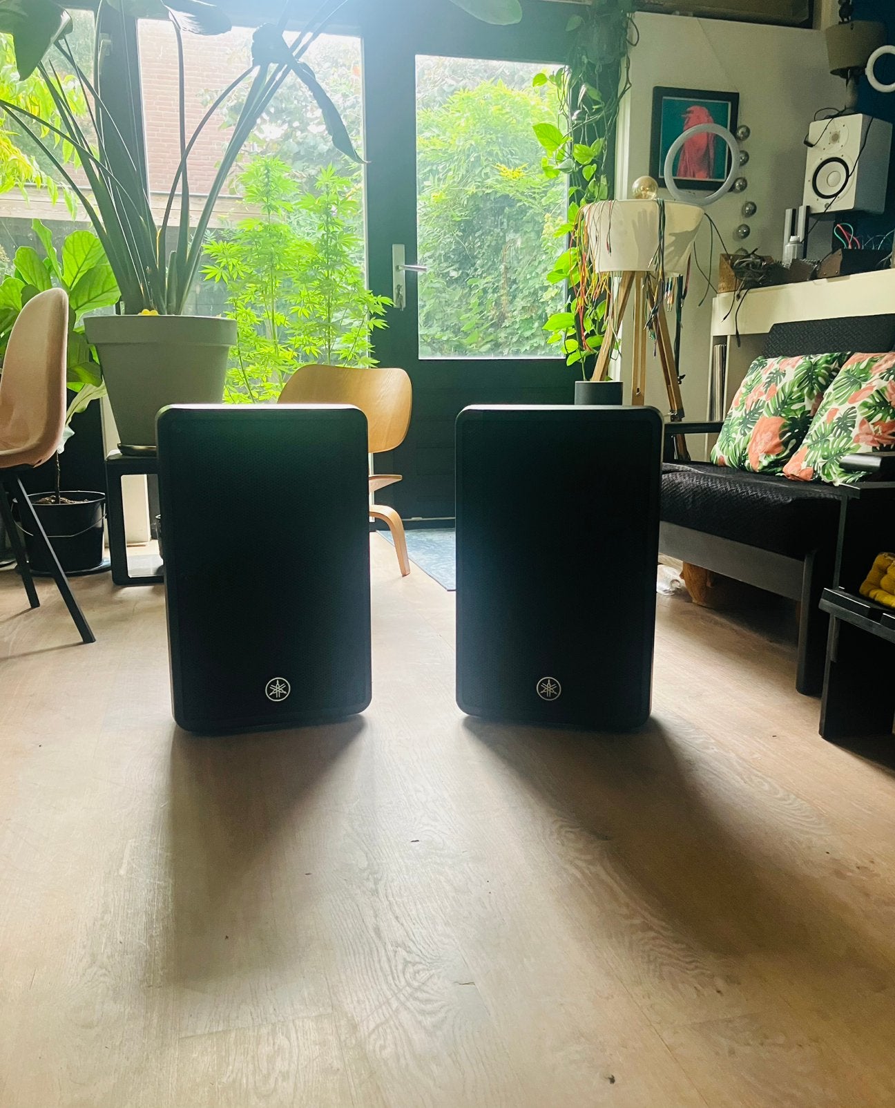 KOOPJE! Set van 2 Yamaha DBR12 actieve speakers, Ophalen, Zo goed als nieuw, Overige merken