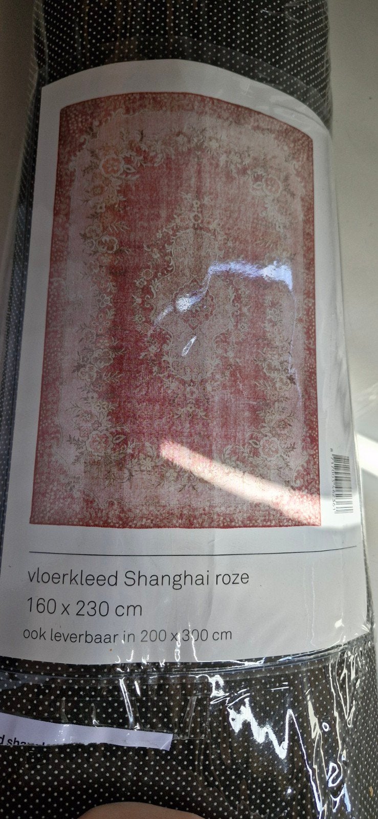 Vloerkleed Shanghai Roze 160x230 cm - Nieuw, Ophalen, Klassiek, Oosters, 150 tot 200 cm, Roze