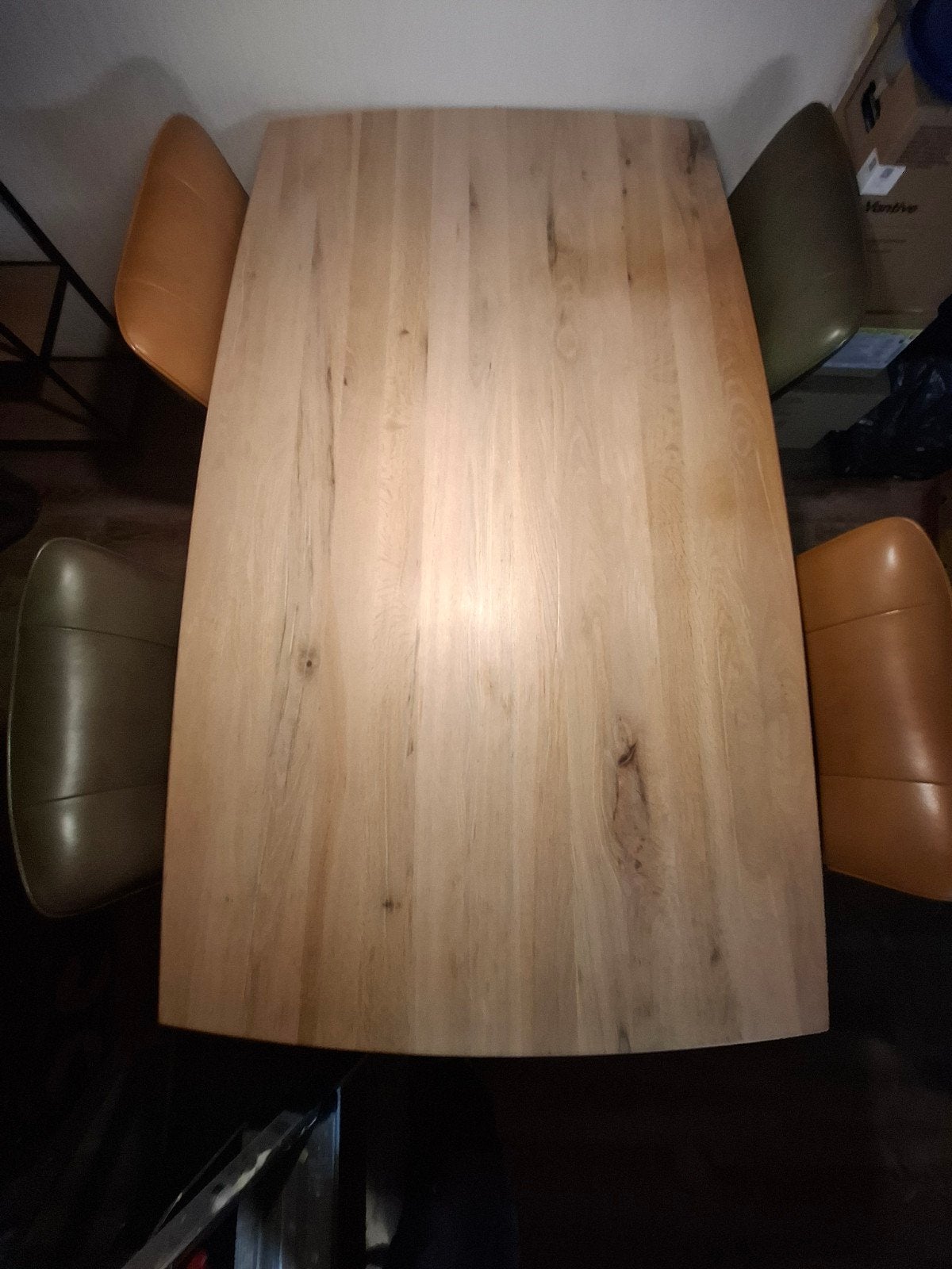 eethoek + 4 stoelen., Huis en Inrichting, Ophalen, Gebruikt, Ovaal, 50 tot 100 cm
