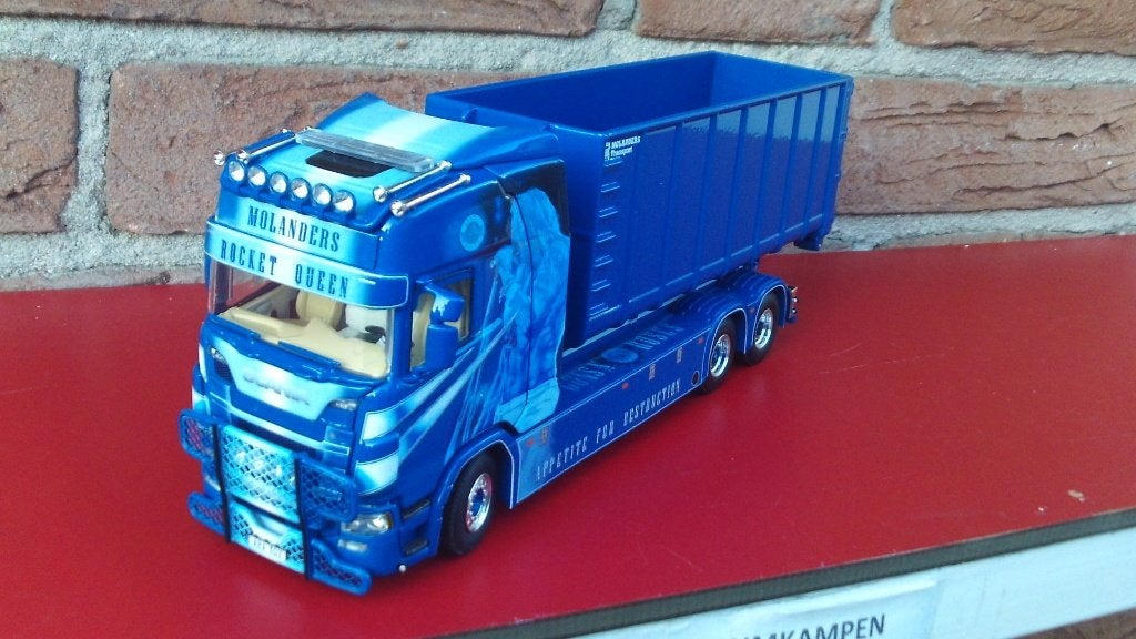 WSI  Scania  S  Highline  van  Molanders., Hobby en Vrije tijd, Modelauto's | 1:50, Ophalen of Verzenden, Nieuw, Bus of Vrachtwagen