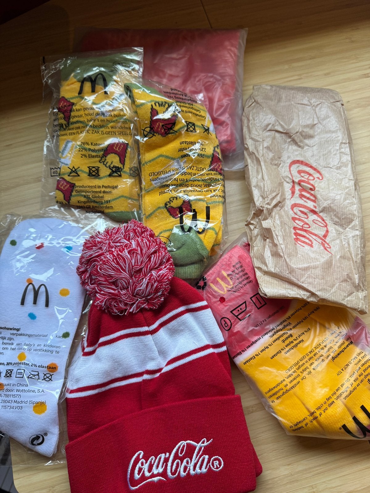 Verschillende kleding items van McDonald’s, Ophalen of Verzenden, Zo goed als nieuw