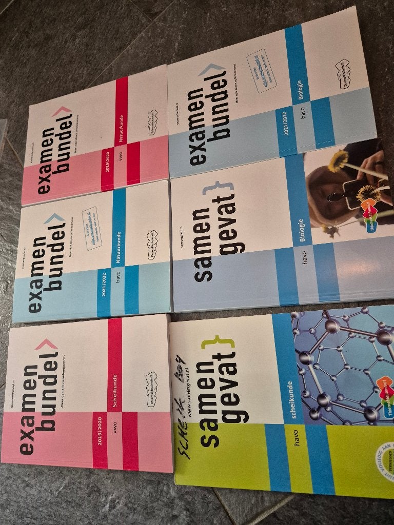Examenbundel samengevat, Biologie, Ophalen of Verzenden, Zo goed als nieuw, HAVO