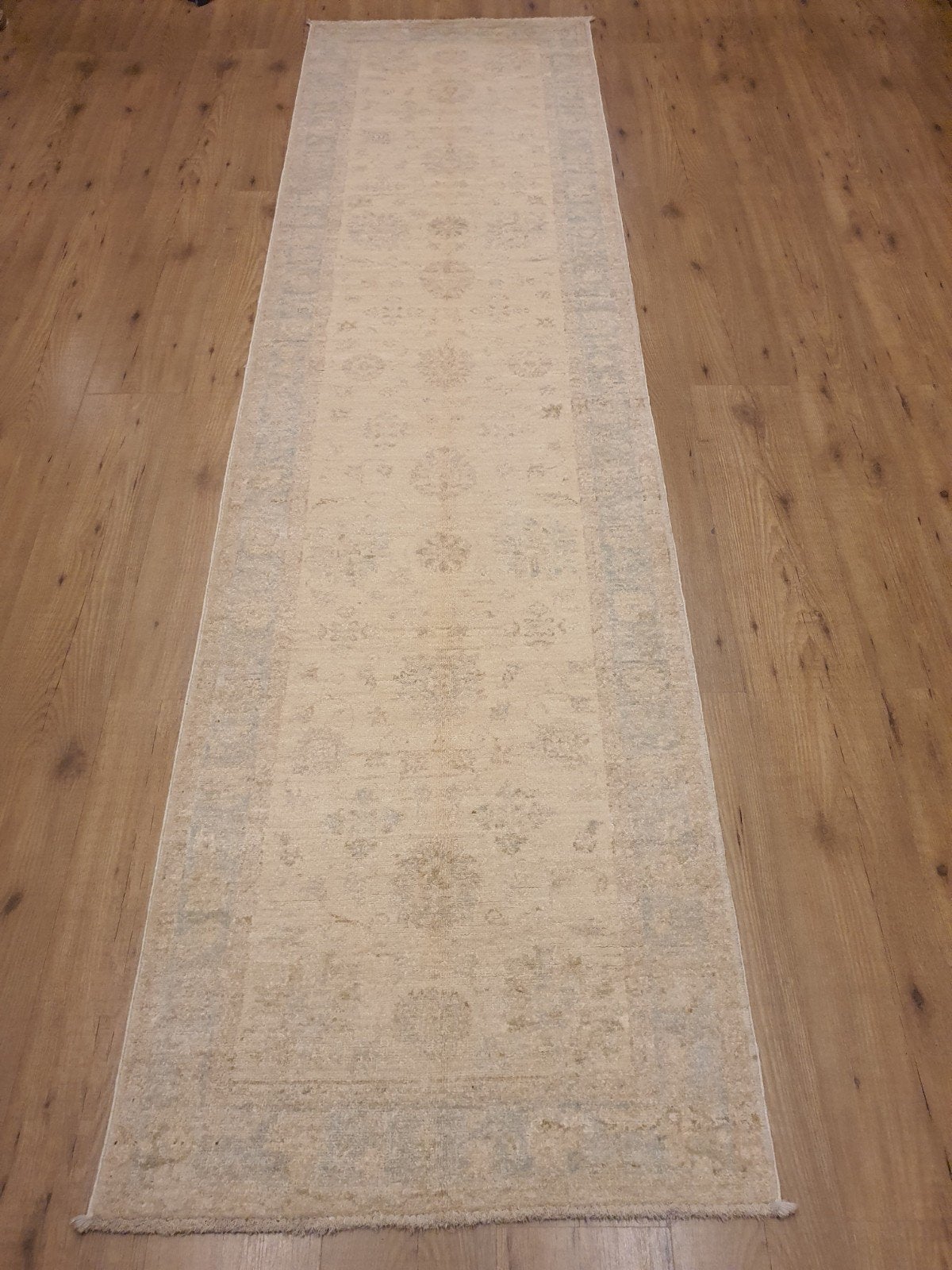 Handgeknoopt oosters tapijt loper ziegler 288x77, Info@SlatsAntiek.nl, Perzisch, Vof Slats Antiek, Blauw