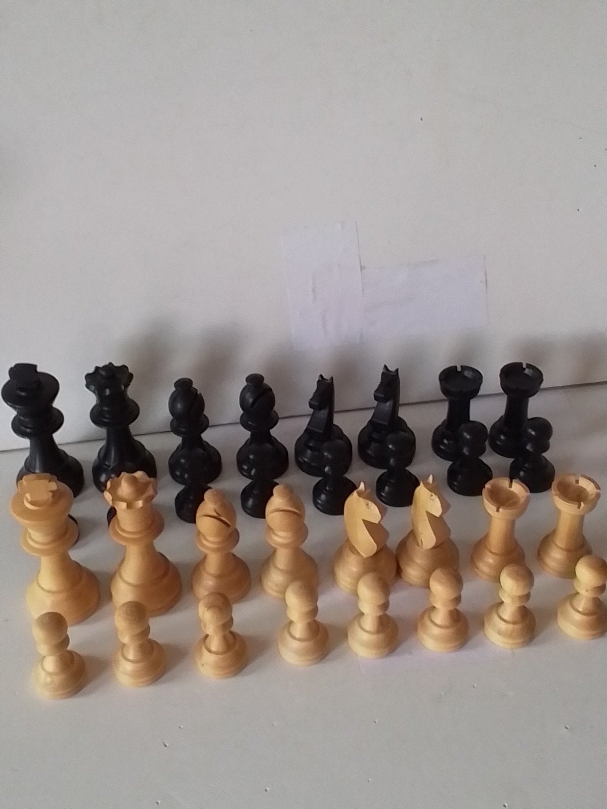 Set Staunton schaakstukken, Ophalen of Verzenden, Zo goed als nieuw, (Water)pijp