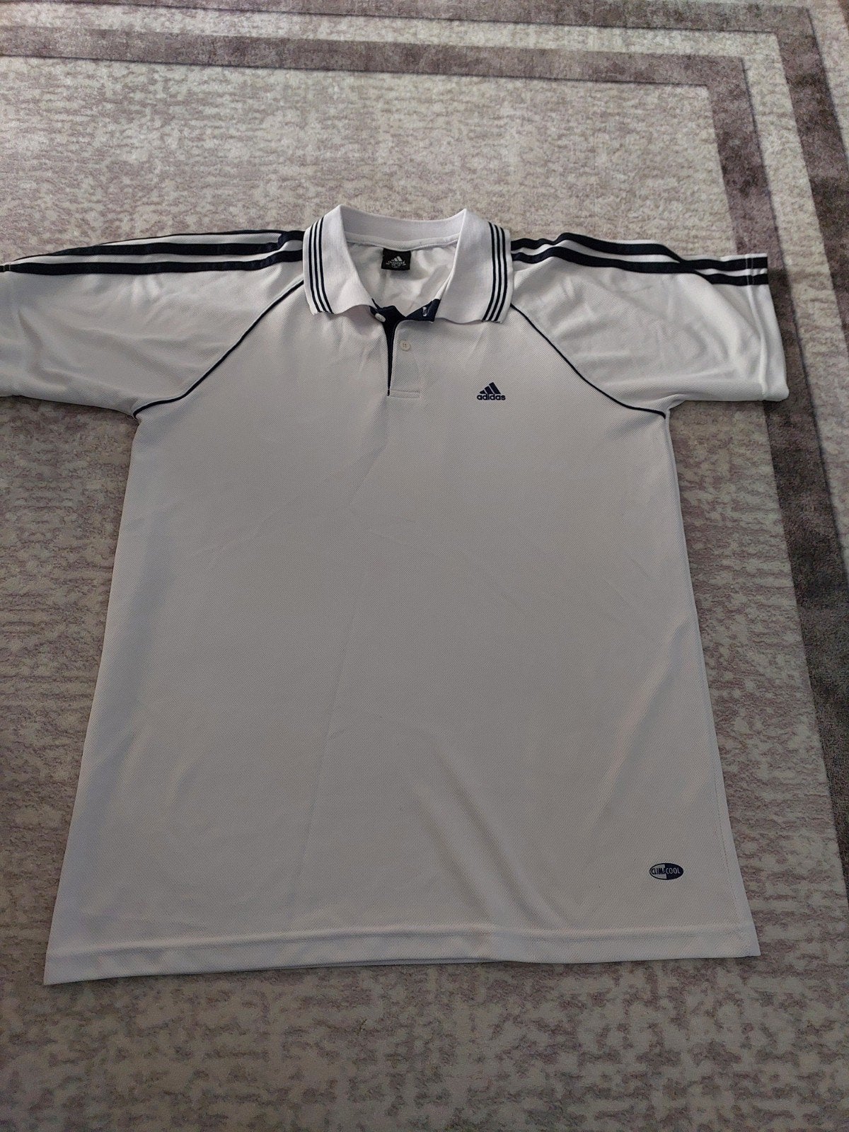 Adidas Polo Shirt Wit - Maat XL, Kleding | Heren, Maat 48/50 (M), Wit, Ophalen of Verzenden, Zo goed als nieuw