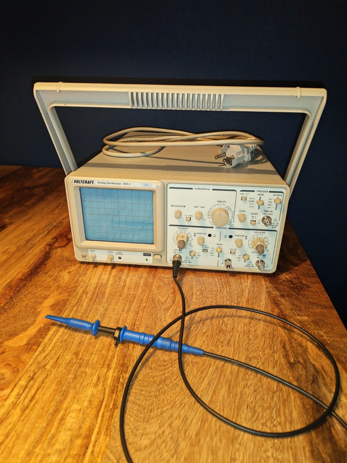 ​VOLTCRAFT VC 630-2 Analoge oscilloscoop 30MHz 2-kanaals, Ophalen of Verzenden, Gebruikt