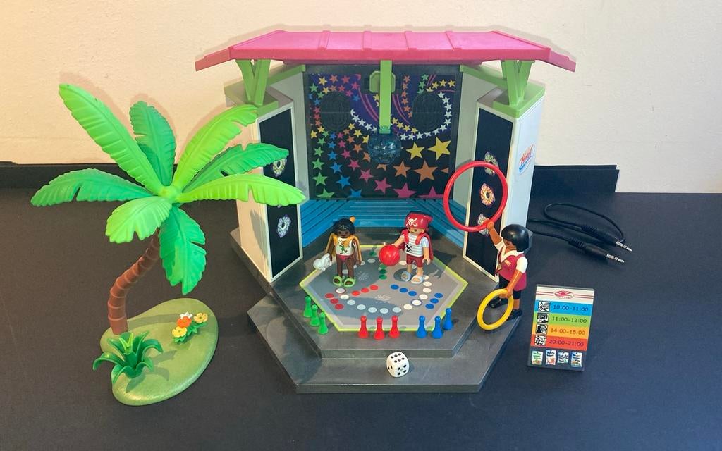 Playmobil - Kinderclub met minidisco 5266 - met licht en, Ophalen of Verzenden, Zo goed als nieuw, Complete set