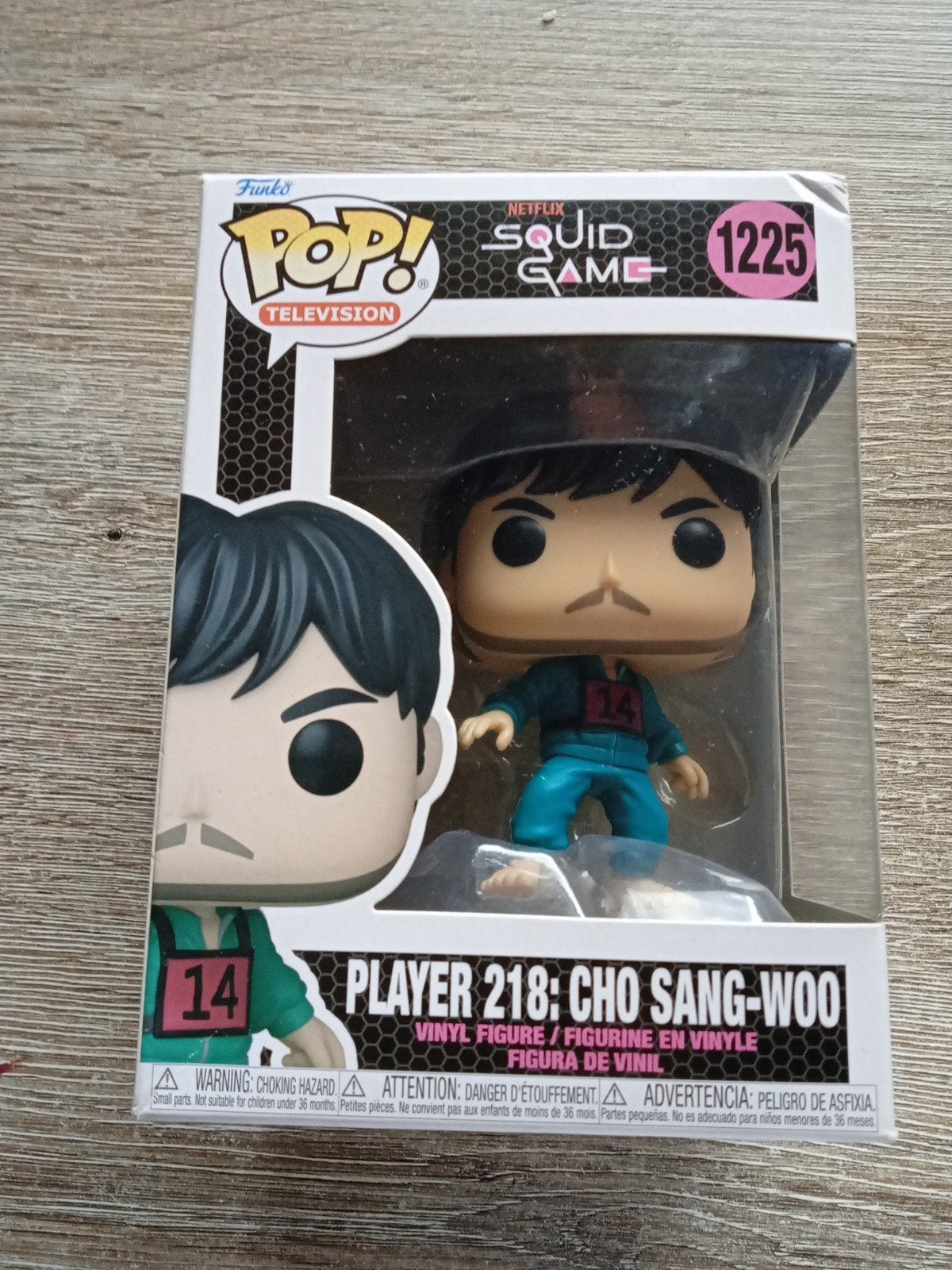 Funko Pop! Squid Game Player 218: Cho Sang-Woo, Ophalen of Verzenden, Nieuw