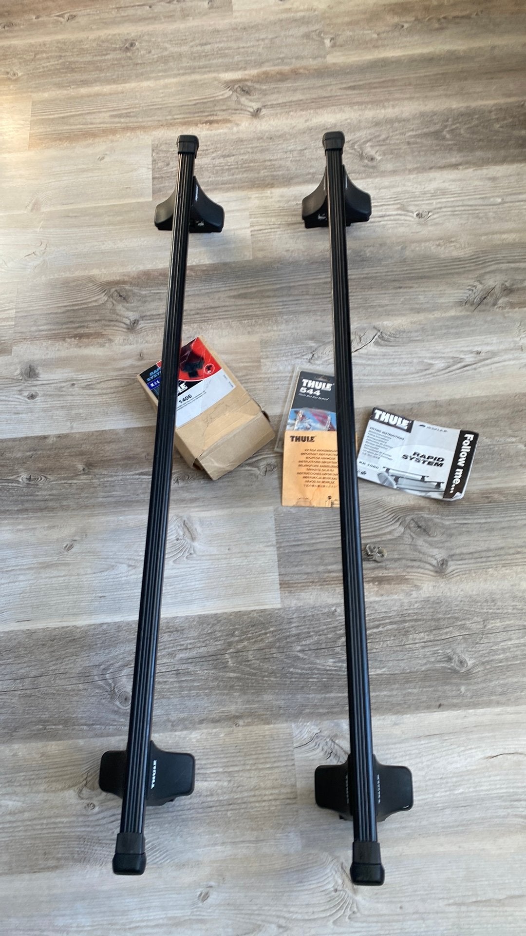 Thule dakdragers volkswagen golf plus/ golf 3 dr, Auto diversen, Ophalen, Gebruikt