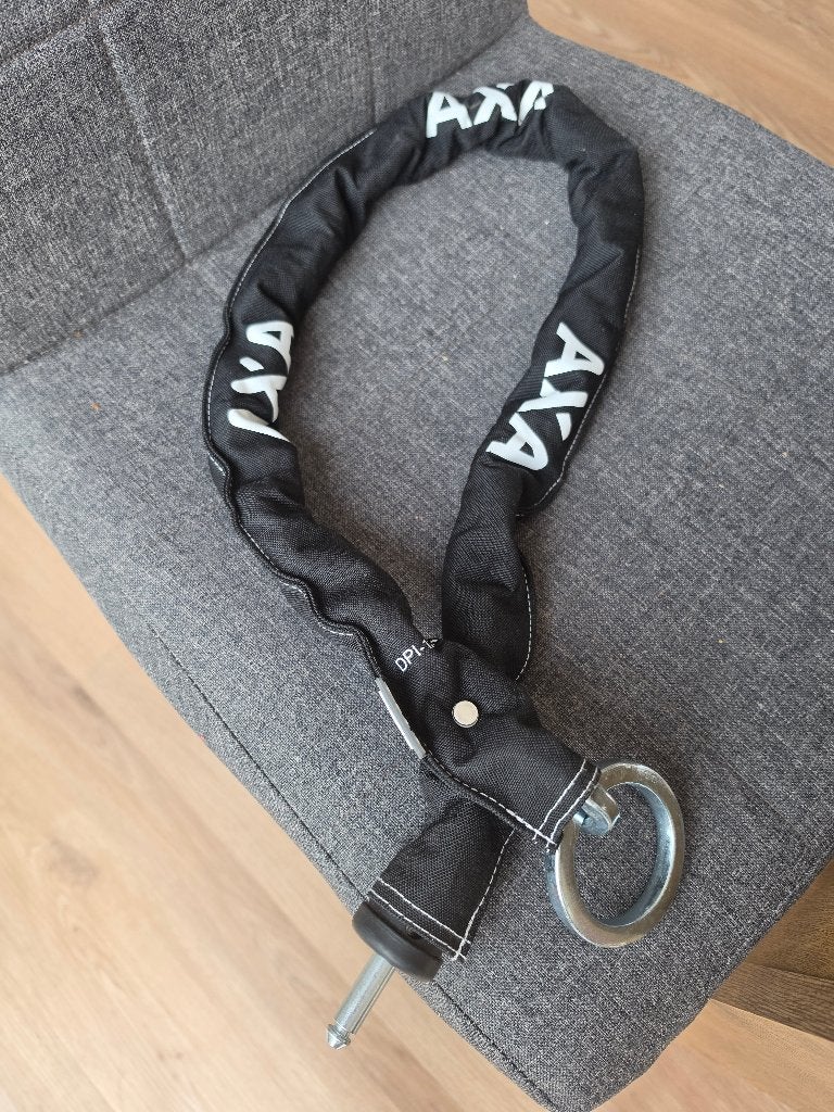 AXA plug-in pin bike chain 10 mm, Ophalen of Verzenden, Zo goed als nieuw, Kettingslot