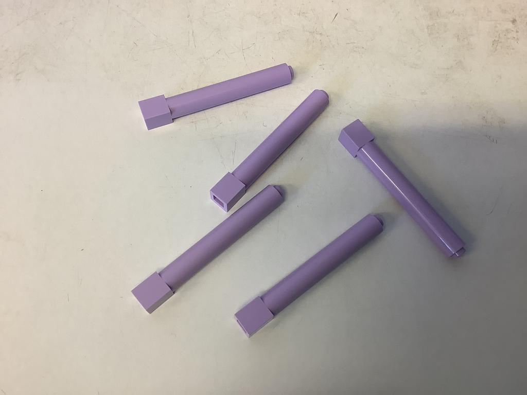 Lego pilaar 1x1x6 lavendel (1), Ophalen of Verzenden, Gebruikt, Losse stenen, Lego