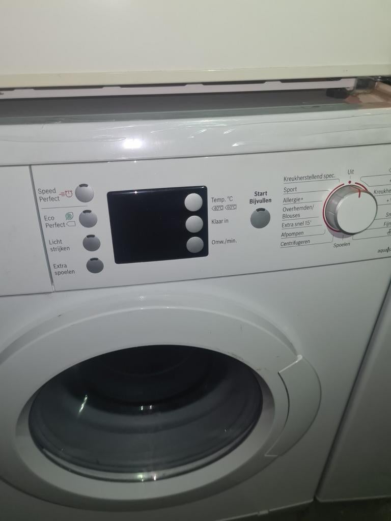 Bosch Wasmachine, Ophalen, Zo goed als nieuw, Voorlader, 85 tot 90 cm
