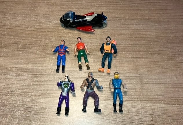 Hasbro Action mini Figures + Moto Action Man, Ophalen of Verzenden, Gebruikt