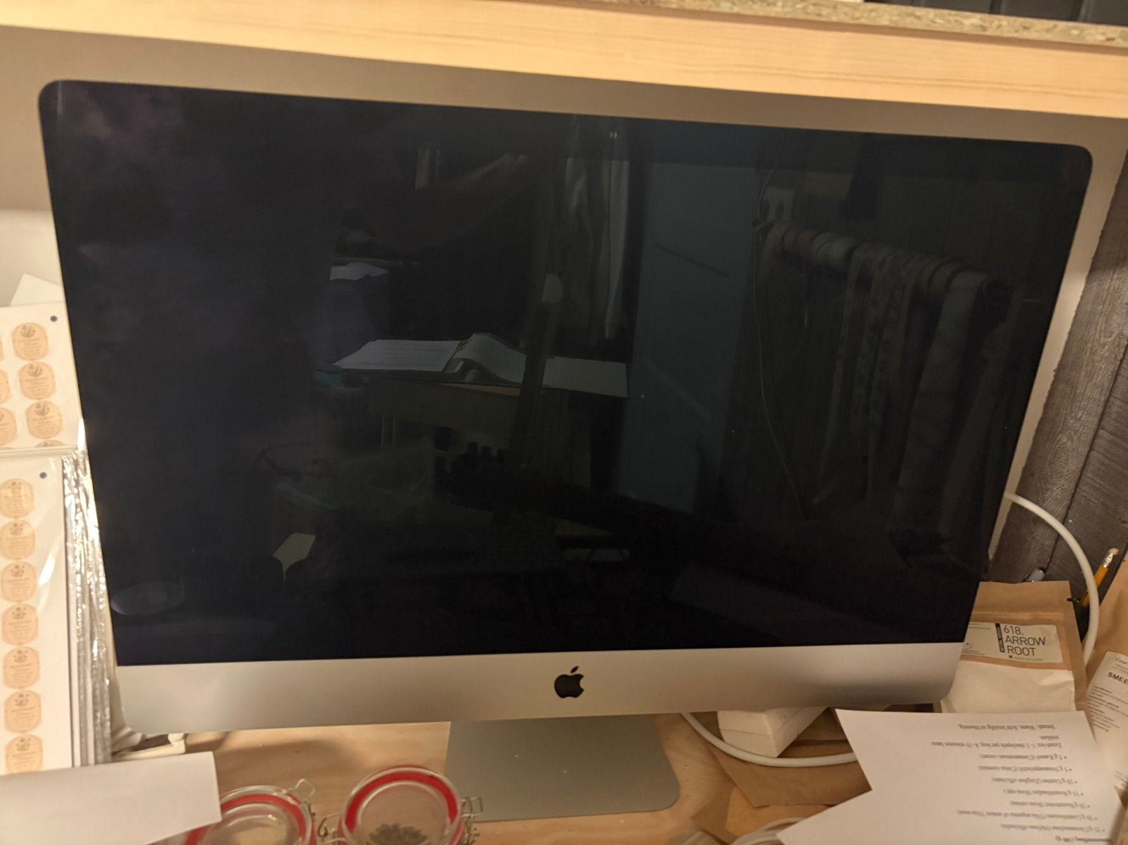 Apple iMac 27 inch (2020) - 5K - i5 6-Core - 8GB - 256GB SSD, Ophalen, SSD, IMac, Zo goed als nieuw