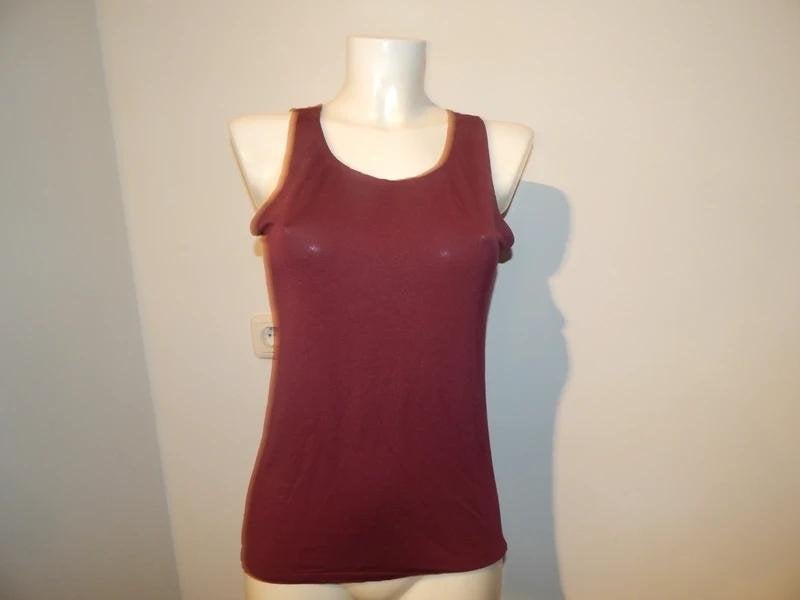 Sarah Pacini basic basis top wijn rood mt 2/M