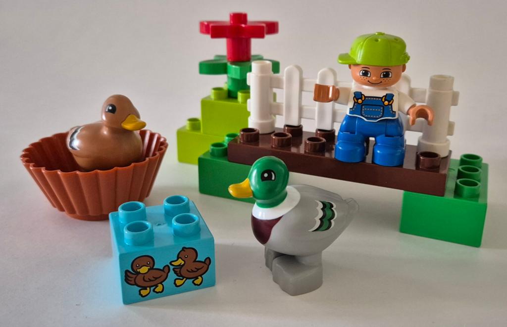 De eenden zijn aan het Ploeteren - Duplo 10581, Overige thema's, Ophalen of Verzenden, Zo goed als nieuw, Compleet
