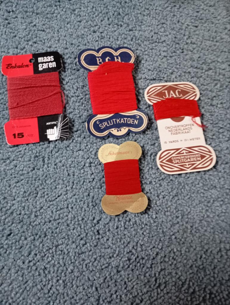 Vintage Garen Draad 1960+Merken Katoen Splitgaren, Ophalen of Verzenden, Garen of Naald(en)